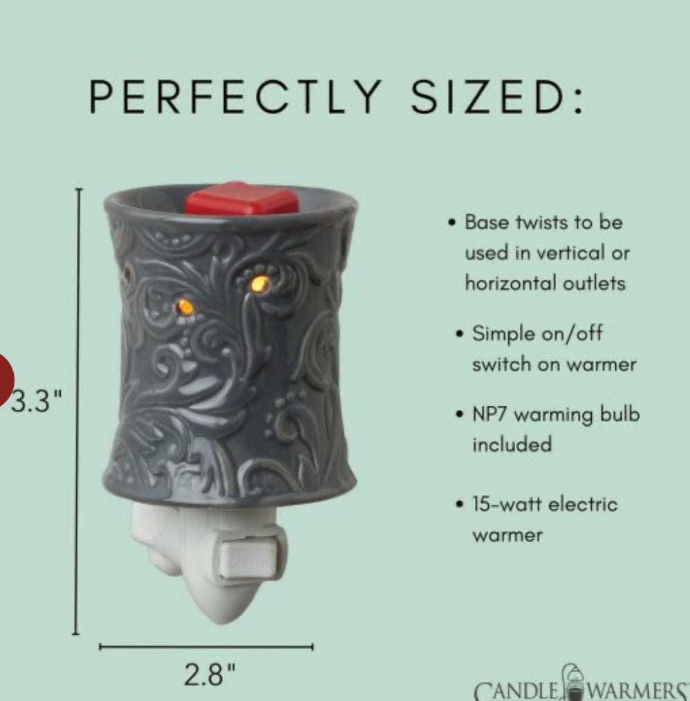 Wax Melt Warmer: Rainstorm (pluggable)