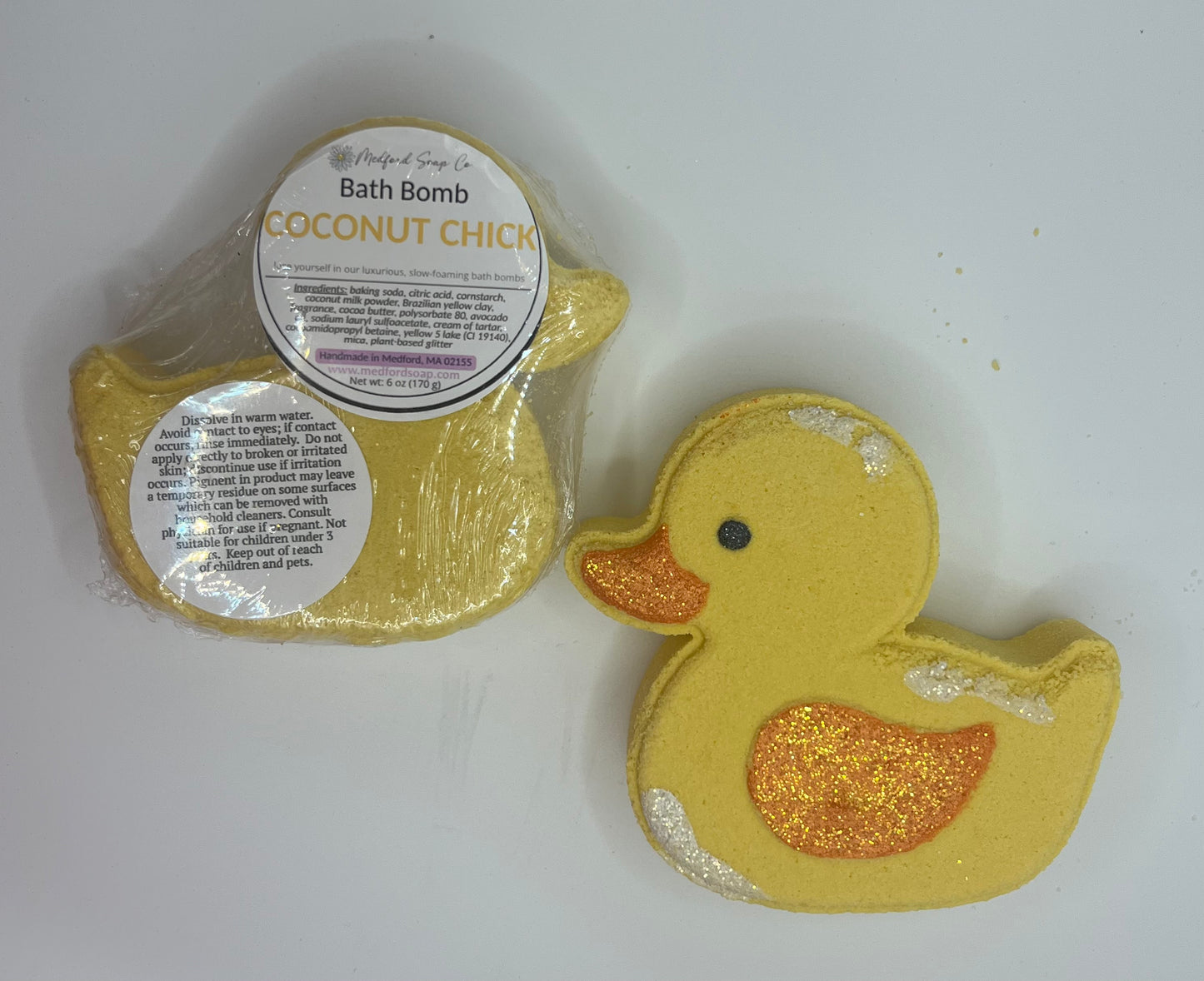 Bath Bomb: Coconut Chick