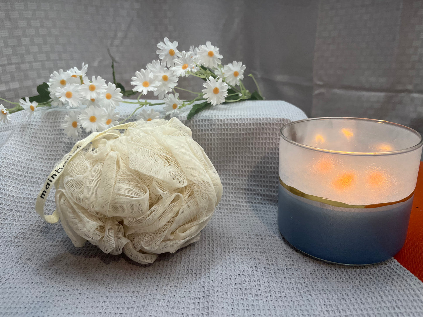 Shower pouf (seaweed infused)