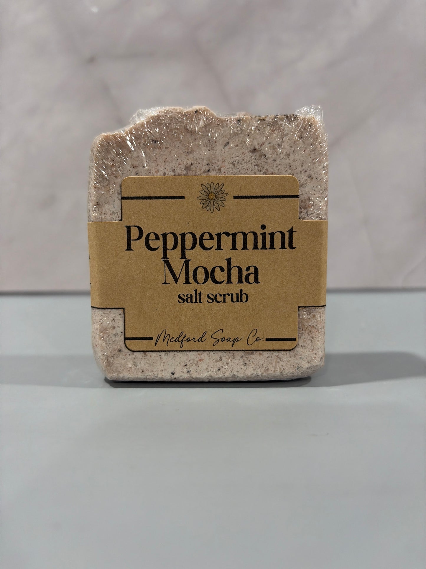 Salt Scrub:  Peppermint Mocha