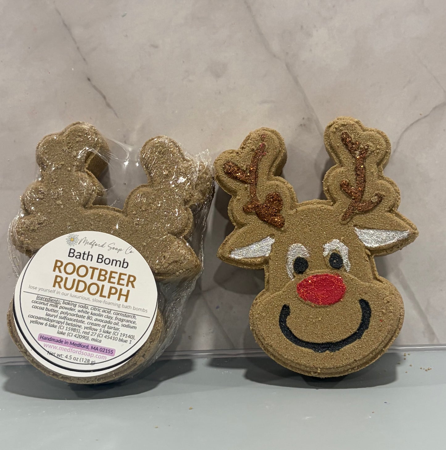Bath Bomb: Rootbeer Rudolph