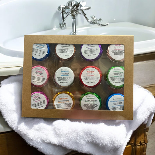 GIFT PACK: Shower Steamer/Soother (12 scents)