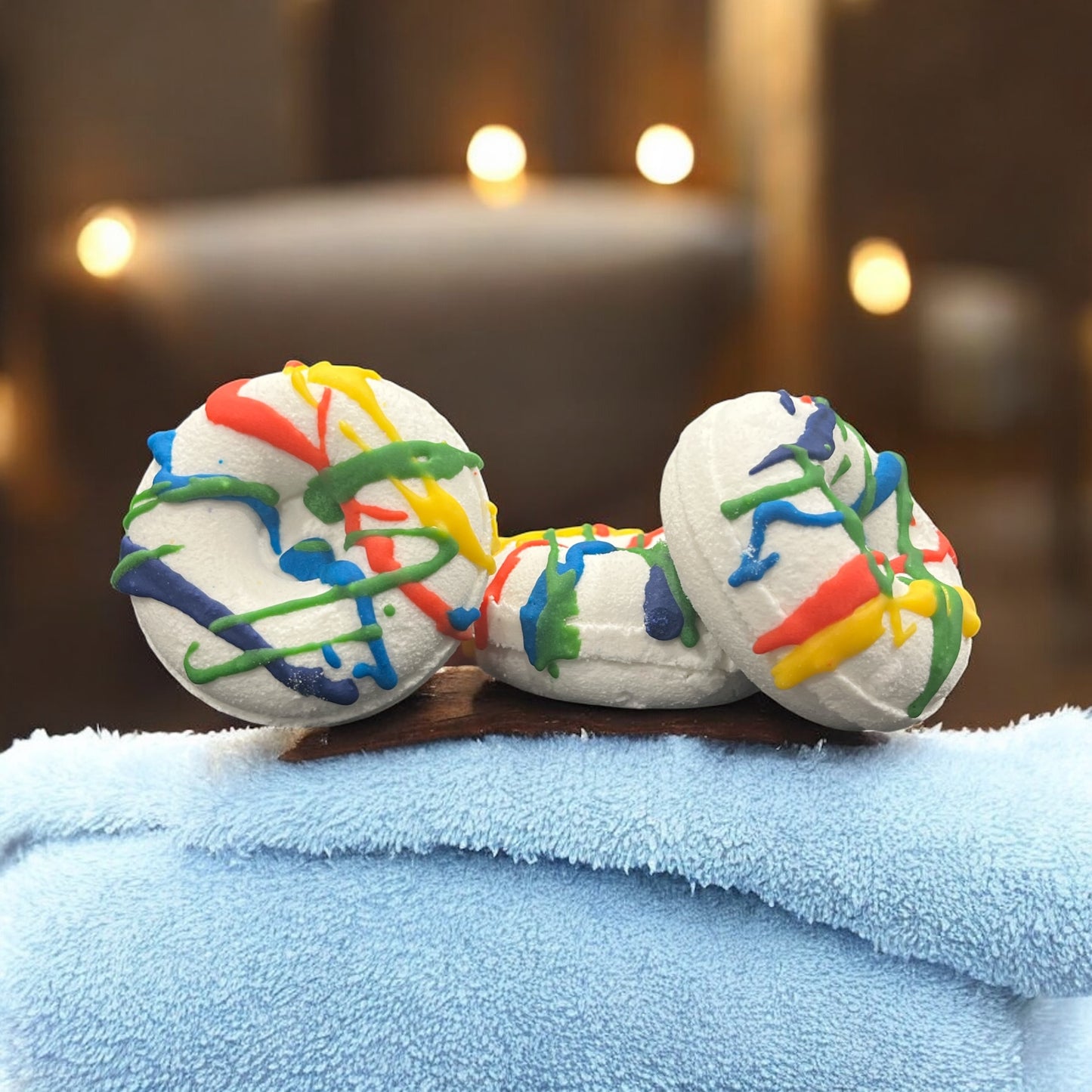 Bath Bomb: Rainbow Donut
