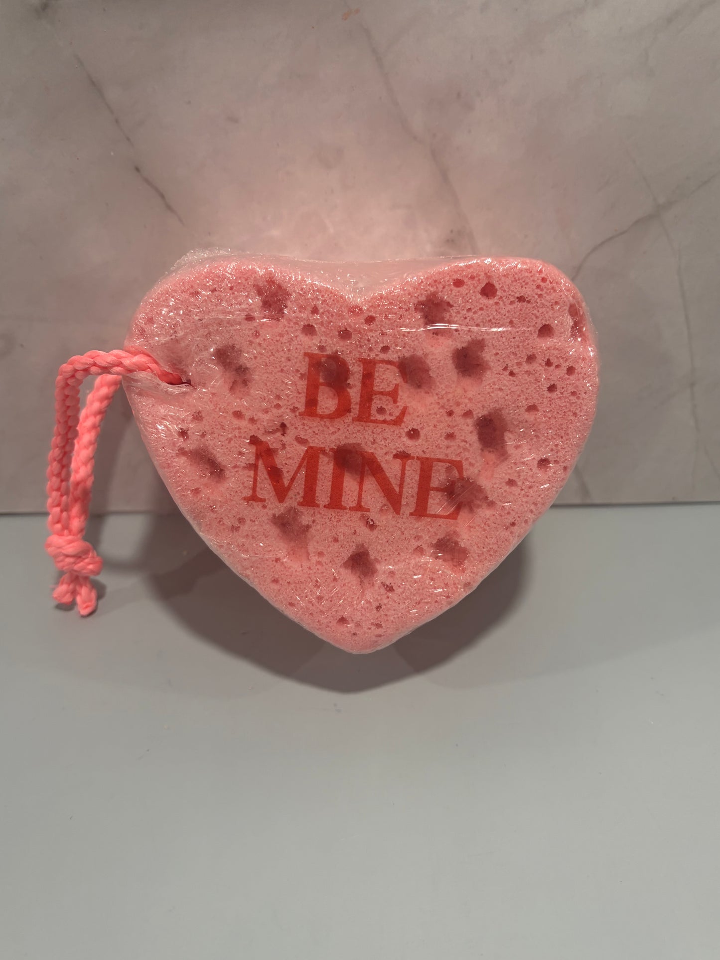 Soap Sponge: LOVE candy hearts