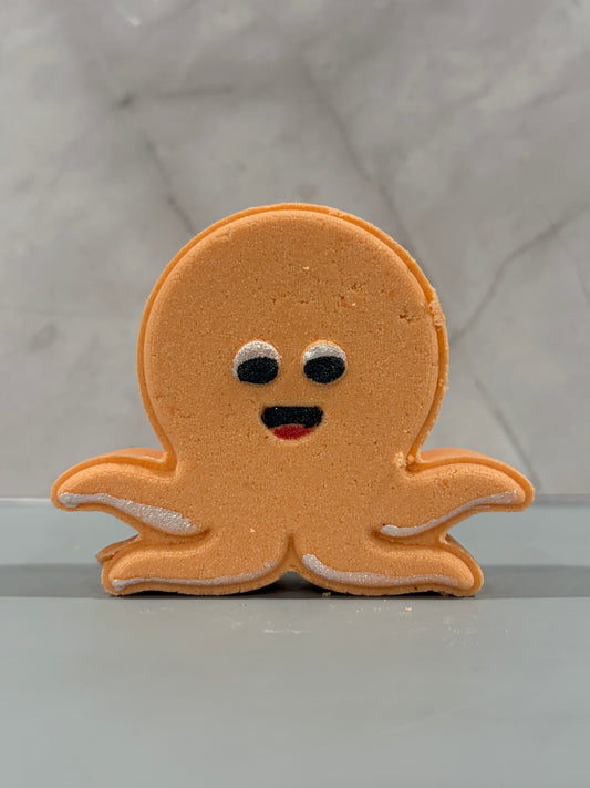 Bath Bomb: Orange Octopus